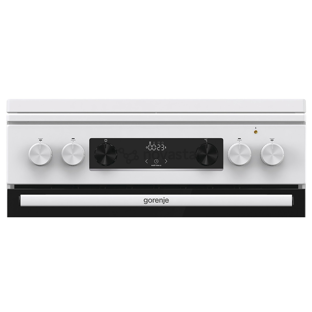 Gorenje, 71 л, ширина 60 см, белый - Газовая плита с электрической духовкой