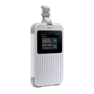 Acer Connect M6E 5G Mobile WiFi, 8000mAh, light grey - Wi-Fi Router