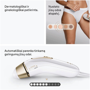 Braun Silk-expert Pro 5, белый/золотистый - Фотоэпилятор