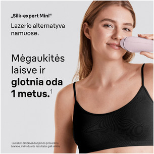 Braun Silk-expert Mini, розовый - Фотоэпилятор