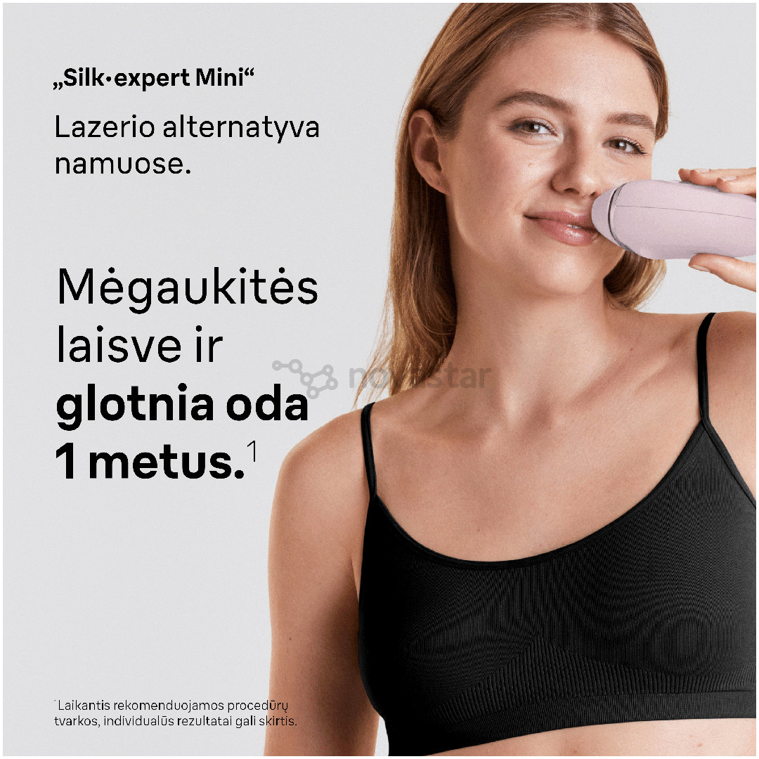 Braun Silk-expert Mini, розовый - Фотоэпилятор