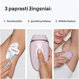 Braun Silk-expert Mini, розовый - Фотоэпилятор