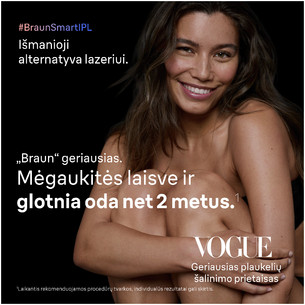 Braun Skin i·expert, baltas/rožinis - Fotoepiliatorius