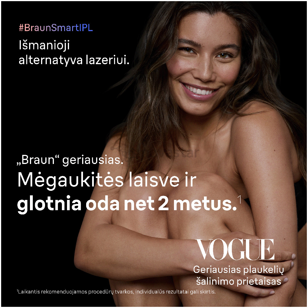 Braun Skin i·expert, baltas/rožinis - Fotoepiliatorius