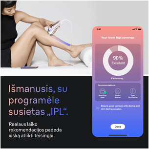 Braun Skin i·expert, baltas/rožinis - Fotoepiliatorius