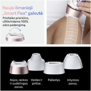 Braun Skin i·expert, baltas/rožinis - Fotoepiliatorius
