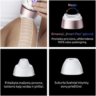 Braun Skin i·expert, baltas/rožinis - Fotoepiliatorius