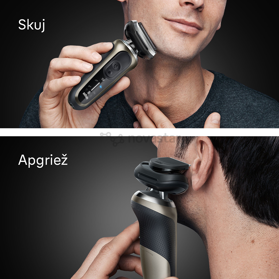 Braun Series 7, wet & dry, ruda - Barzdaskutė