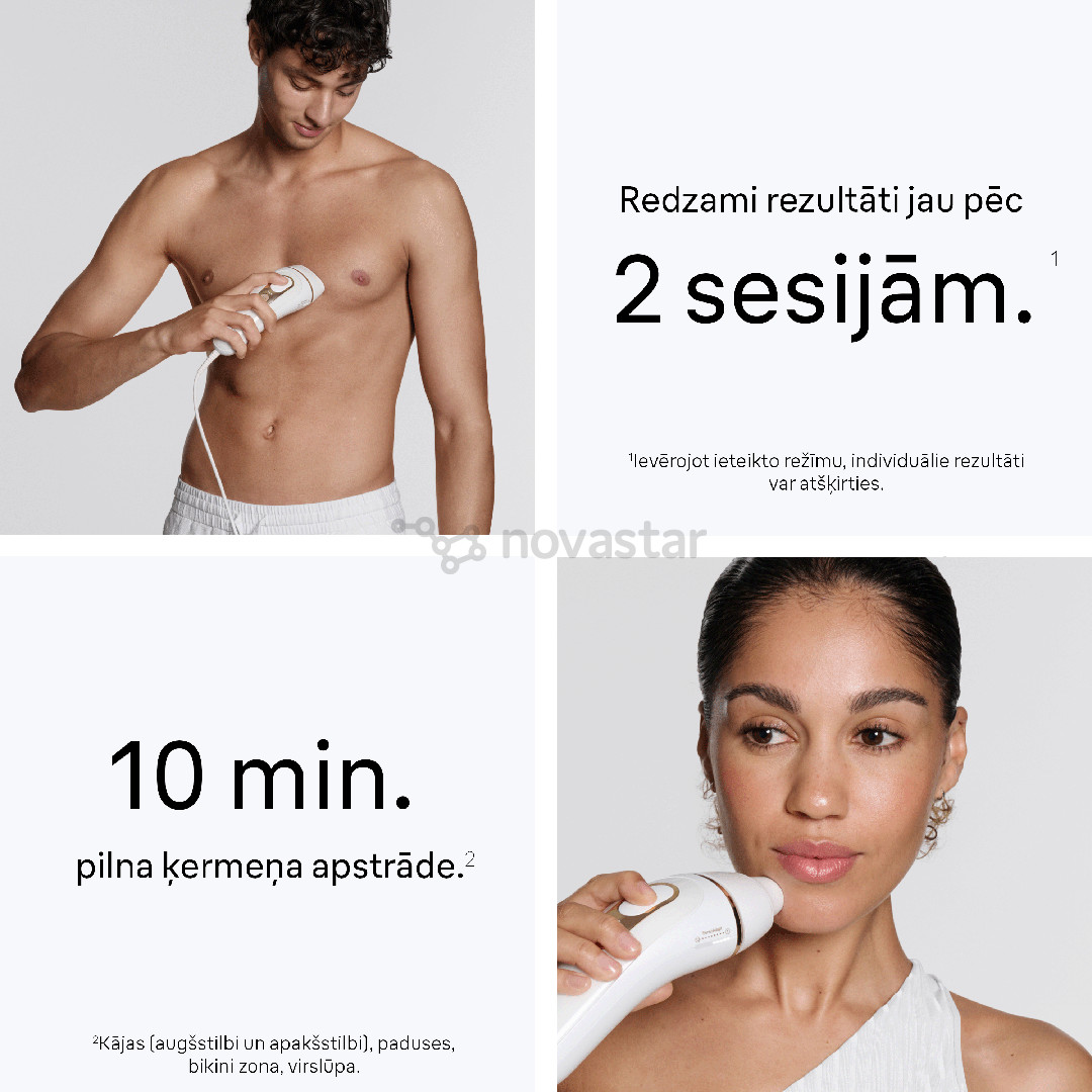 Braun Silk-expert Pro 5, белый/золотистый - Фотоэпилятор