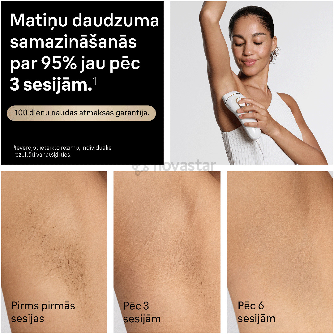 Braun Silk-expert Pro 5, белый/золотистый - Фотоэпилятор