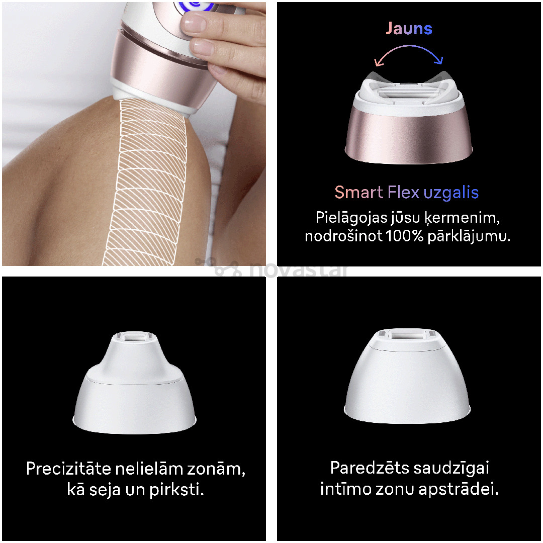Braun Skin i·expert, baltas/rožinis - Fotoepiliatorius