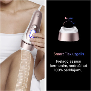 Braun Skin i·expert, baltas/rožinis - Fotoepiliatorius