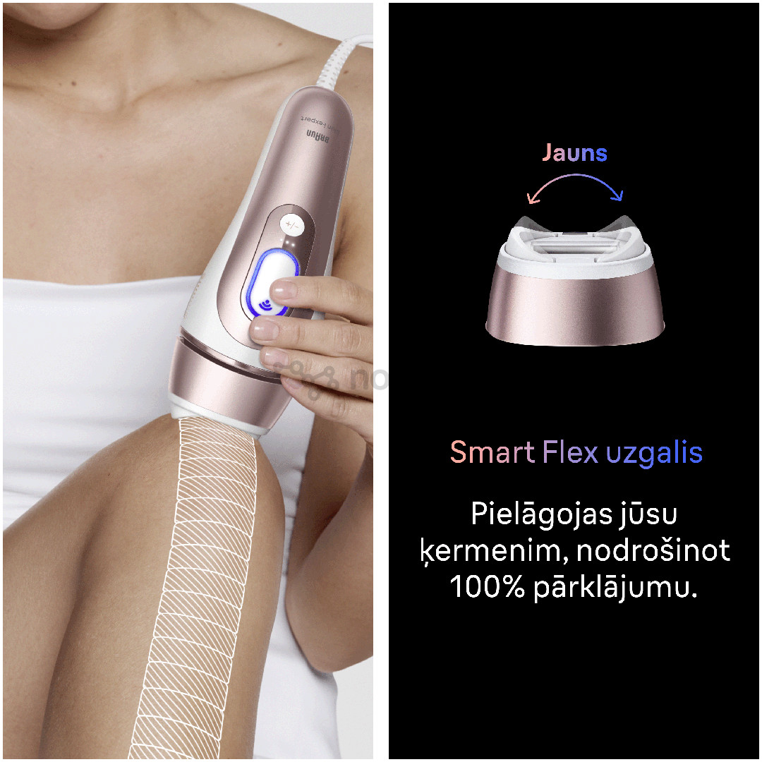 Braun Skin i·expert, baltas/rožinis - Fotoepiliatorius
