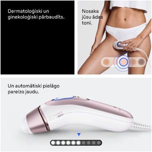 Braun Skin i·expert, baltas/rožinis - Fotoepiliatorius