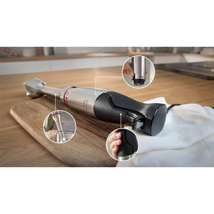 Bosch ErgoMaster, Series 6, 1200 Вт, нерж. сталь - Погружной блендер