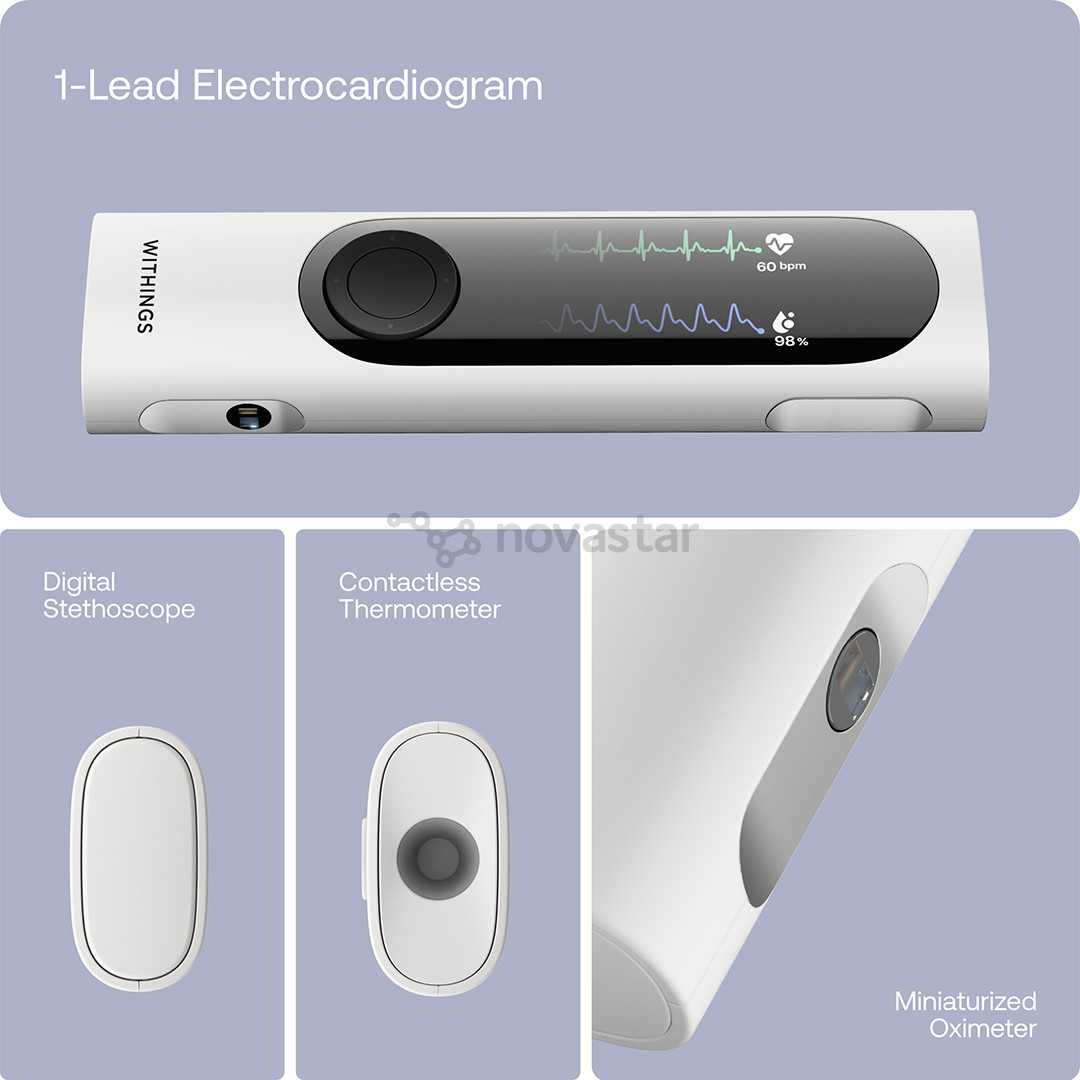 BeamO, белый/черный - Устройство для контроля показателей здоровья 4 в 1