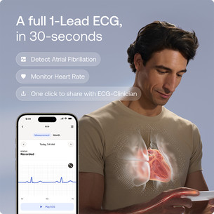 BeamO, белый/черный - Устройство для контроля показателей здоровья 4 в 1