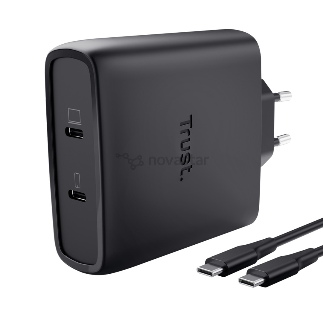 Trust Maxo, 100 W, USB-C, black - Charger
