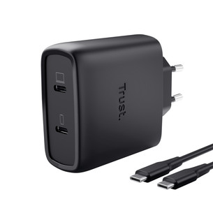 Trust Maxo, 65 W, USB-C, black - Charger 25525