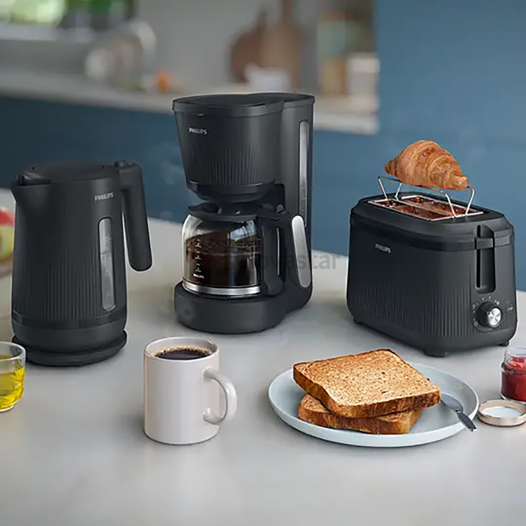 Philips 3000 Series, 830 W, black - Toaster