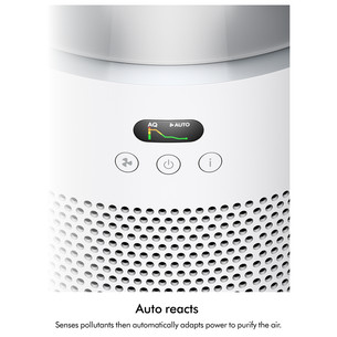 Dyson HushJet™ Purifier Compact HJ10, baltas/sidabro spalvos - Oro valytuvas