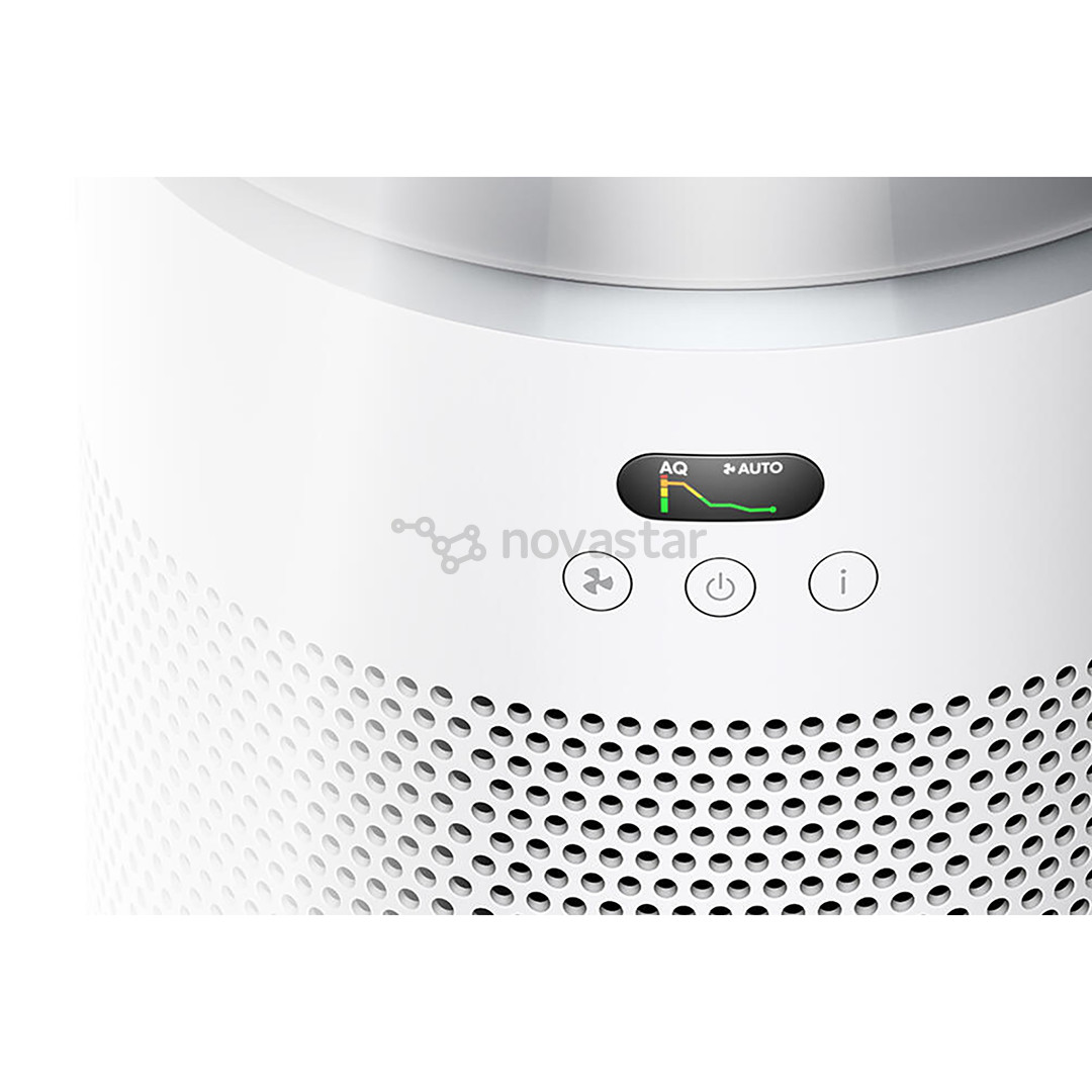 Dyson HushJet™ Purifier Compact HJ10, baltas/sidabro spalvos - Oro valytuvas