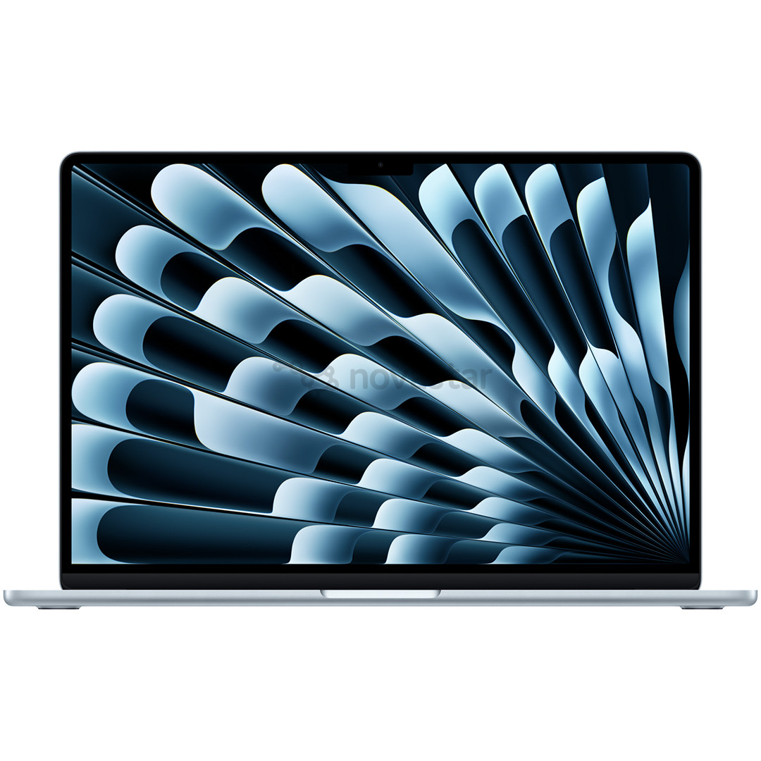 Apple MacBook Air 15 (2026), M5, 10C/10C, 24 GB, 1 TB, ENG, šviesiai mėlynas - Nešiojamasis kompiuteris MDVU4ZE/A