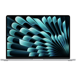 Apple MacBook Air 15 (2026), M5, 10C/10C, 24 GB, 1 TB, SWE, sidabro spalvos - Nešiojamasis kompiuteris MDVC4KS/A