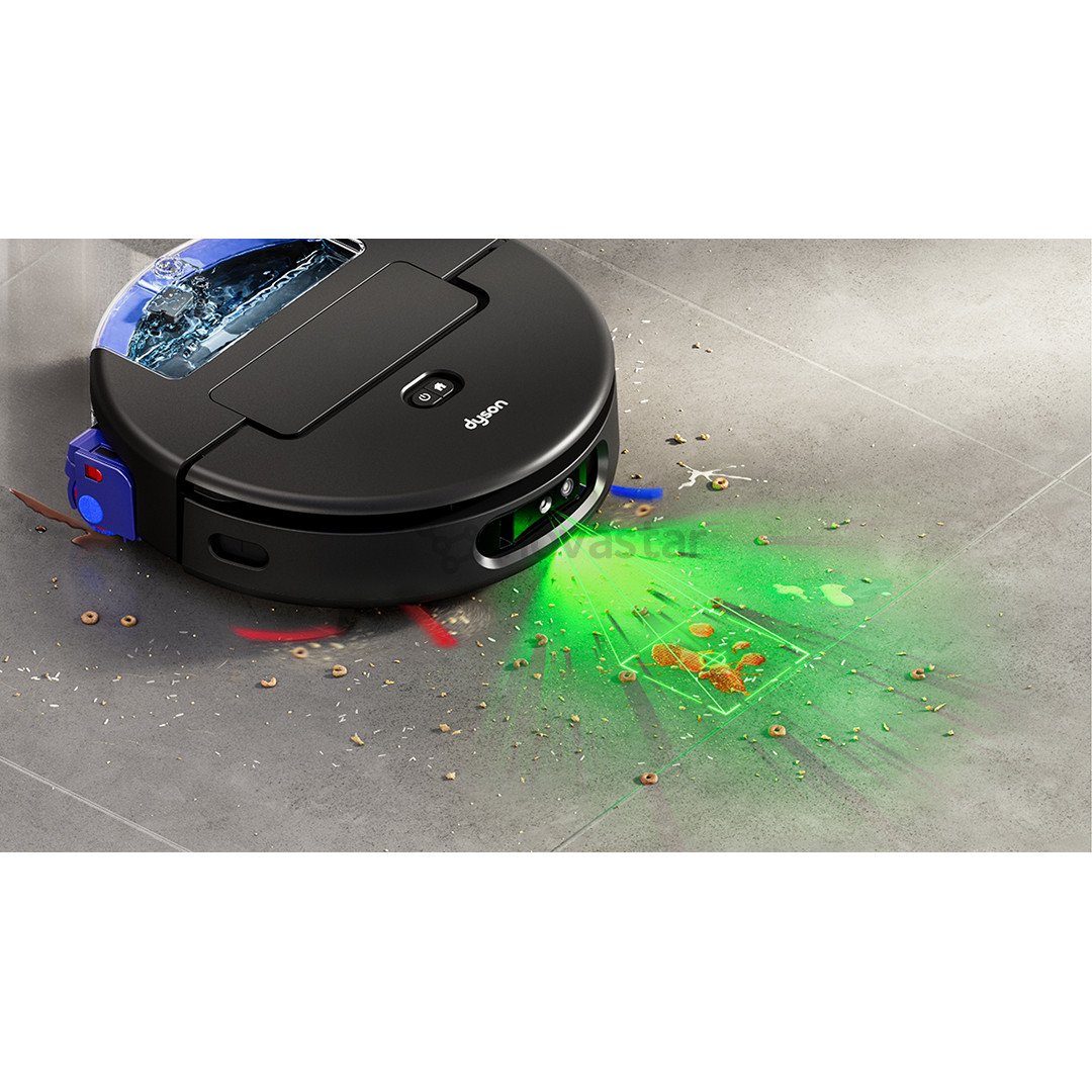 Dyson Spot+Scrub™ Ai, Wet & Dry, juodas - Dulkių siurblys robotas