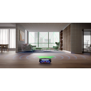 Dyson Spot+Scrub™ Ai, Wet & Dry, juodas - Dulkių siurblys robotas