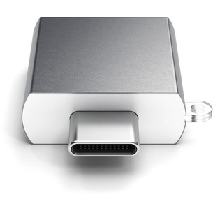 Satechi USB adapter, USB-C Plug - USB-A Socket, pilkas - Adapteris
