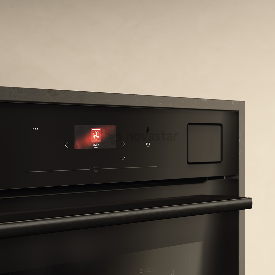 Asko, 71 l, juoda - Įmontuojama garinė orkaitė