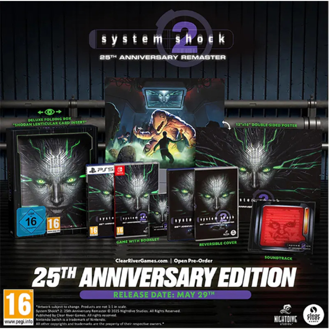 System Shock 2: 25th Anniversary Remaster Anniversary Edition, PlayStation 5 - Žaidimas