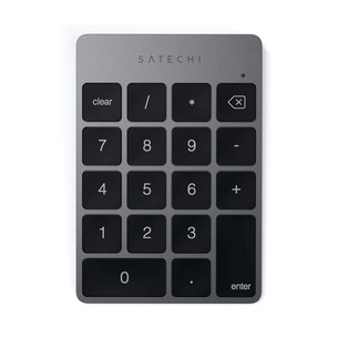 Satechi Aluminum Slim Bluetooth Keypad, серый - Беспроводная  цифровая клавиатура ST-KSALKPM