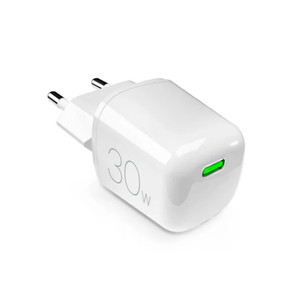 Puro MiniPro Wall Charger, GaN, 30 W, USB-C, white - Charger PUFCMTCUSBC30WGWHI
