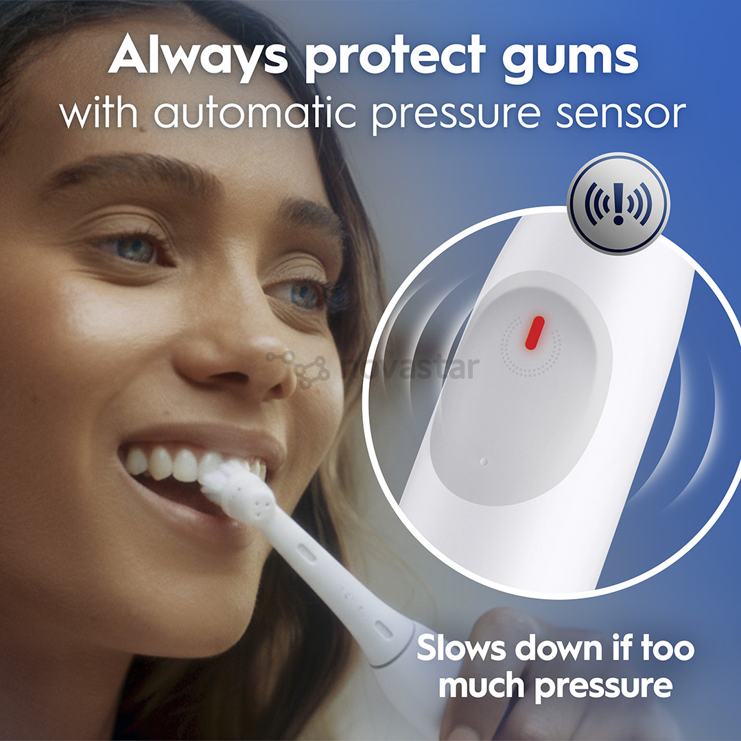 Braun Oral-B iO2, baltas - Elektrinis dantų šepetėlis