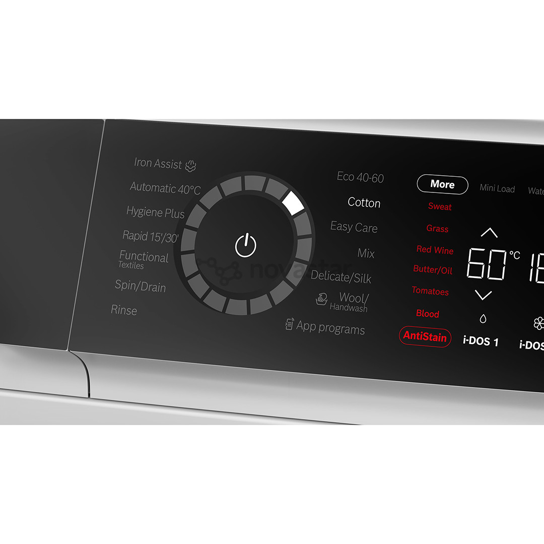 Bosch, Series 8, 11 kg, depth 59 cm, 1600 rpm - Front load washing machine