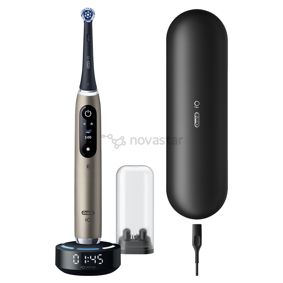 Braun Oral-B iO 10, Gold Edition, juodas/aukso spalvos - Elektrinis dantų šepetėlis