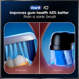 Braun Oral-B iO 10, Gold Edition, juodas/aukso spalvos - Elektrinis dantų šepetėlis