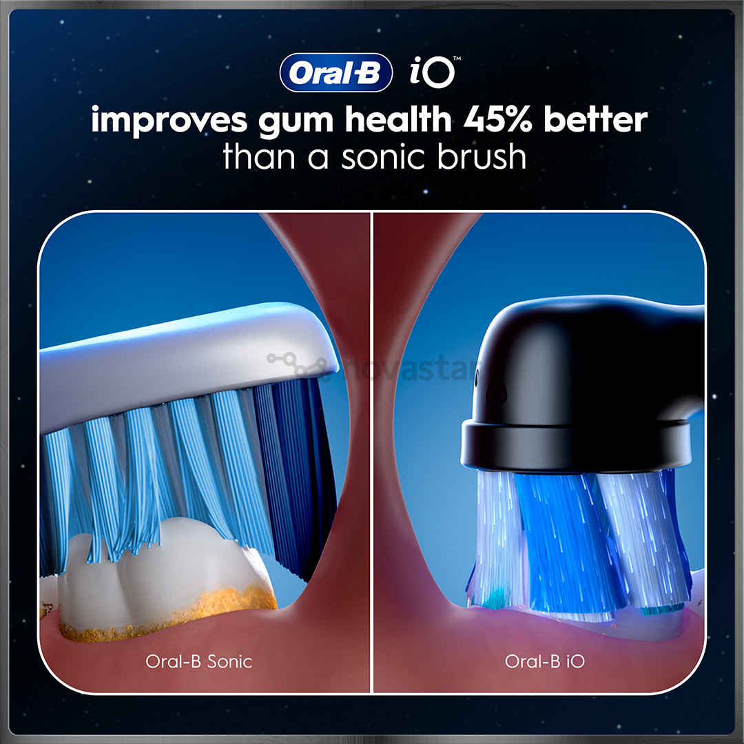 Braun Oral-B iO 10, Gold Edition, juodas/aukso spalvos - Elektrinis dantų šepetėlis