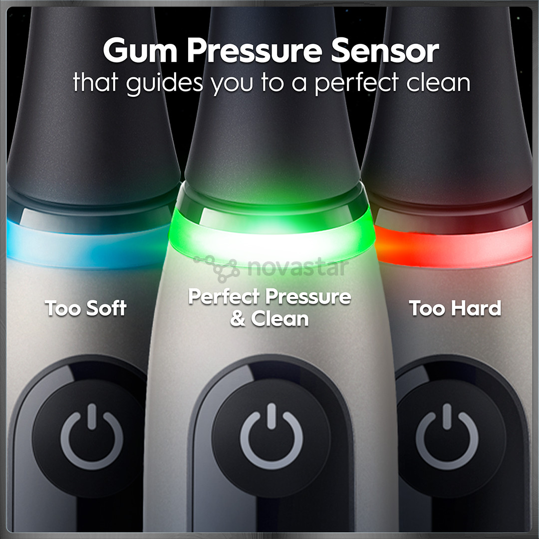 Braun Oral-B iO 10, Gold Edition, juodas/aukso spalvos - Elektrinis dantų šepetėlis