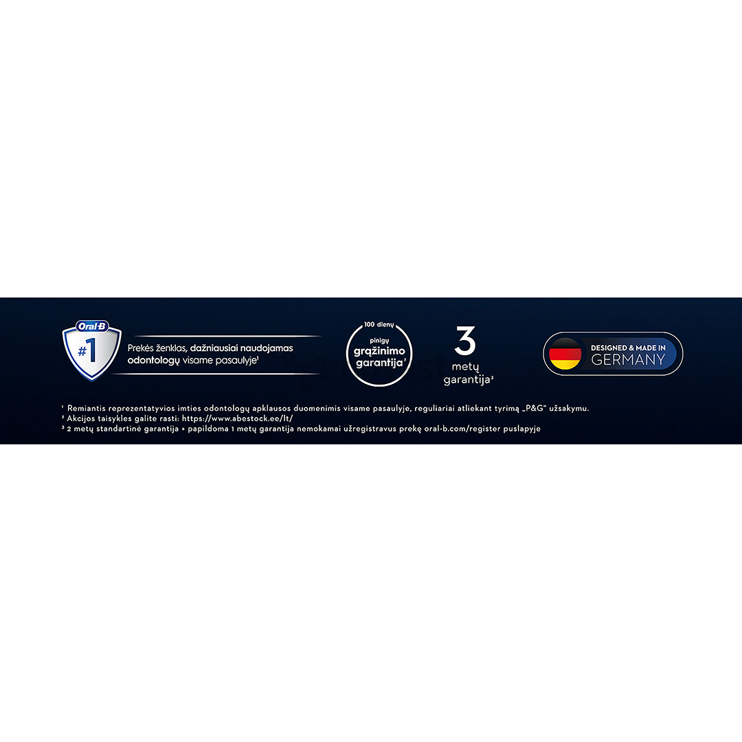 Braun Oral-B iO 10, Gold Edition, juodas/aukso spalvos - Elektrinis dantų šepetėlis