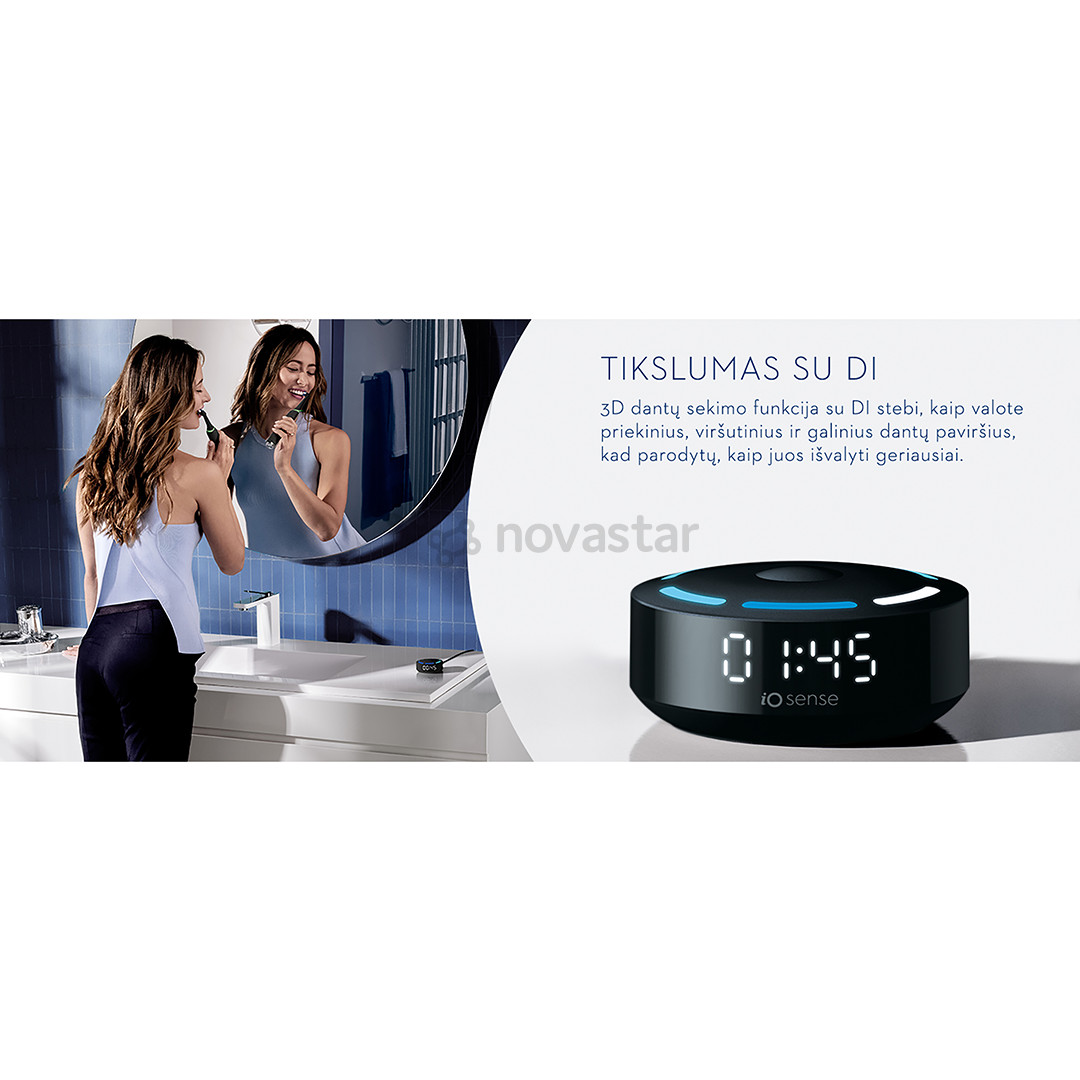 Braun Oral-B iO 10, Gold Edition, juodas/aukso spalvos - Elektrinis dantų šepetėlis