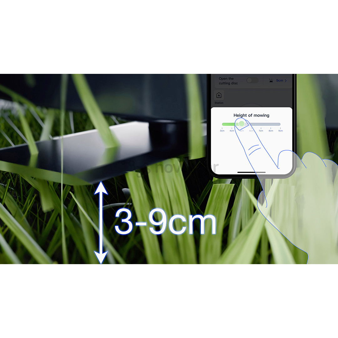 Ecovacs Goat A3000 Lidar Pro, белый/черный - Робот-газонокосилка без ограничительного кабеля