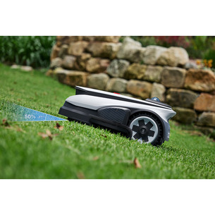 Ecovacs Goat A3000 Lidar Pro, белый/черный - Робот-газонокосилка без ограничительного кабеля