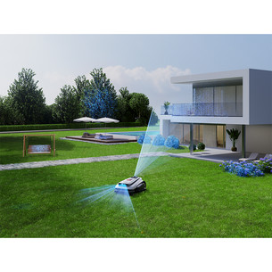 Ecovacs Goat A3000 Lidar Pro, белый/черный - Робот-газонокосилка без ограничительного кабеля