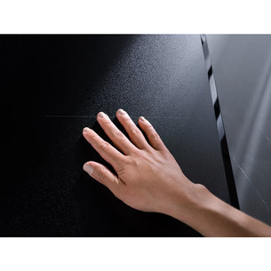 AEG 7000 Series SaphirMatt® Hob2Hood, width 80 cm, black - Built-in induction hob with cooker hood