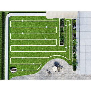 Ecovacs GOAT O1200 LiDAR PRO, белый/черный - Робот-газонокосилка без ограничительного кабеля