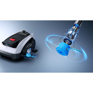 Ecovacs GOAT O1200 LiDAR PRO, белый/черный - Робот-газонокосилка без ограничительного кабеля