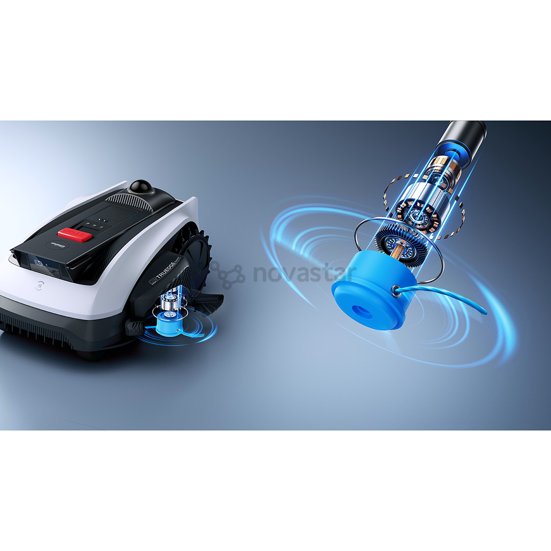 Ecovacs GOAT O1200 LiDAR PRO, белый/черный - Робот-газонокосилка без ограничительного кабеля